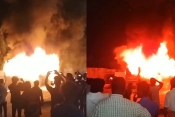 தீ பிடித்து எரிந்த அரசு பேருந்து - அலறி அடித்து ஓடிய பயணிகள்