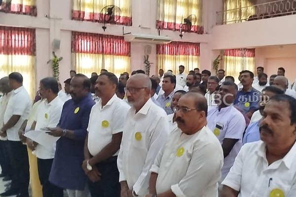 ஜனநாயக தமிழ் தேசிய கூட்டணியின் பேராளர் மாநாடு யாழில் ஆரம்பம் | Dtna Conference Begins In Jaffna