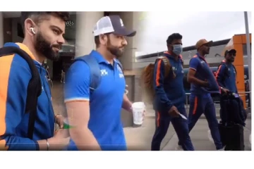 T20 உலகக் கோப்பை : பாகிஸ்தானுடன் மோத மெல்போர்ன் வந்தடைந்தது இந்திய அணி... - வைரலாகும் வீடியோ