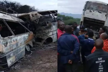 நேருக்கு நேர் மோதிக்கொண்ட பேருந்துகள்! 40 பேர் மரணம்..நாடொன்றில் கோர சம்பவம்