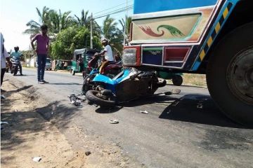 மன்னார் பிரதான வீதியில் விபத்து - ஒருவர் காயம்