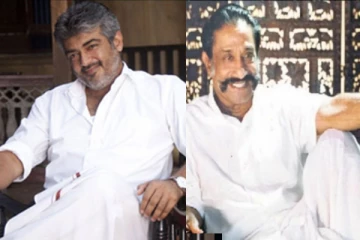 நடிகர் திலகம் சிவாஜியின் வீட்டில் நடிகர் அஜித்.. இதுவரை பலரும் பார்த்திராத புகைப்படம்