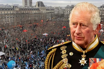 பிரான்ஸை முற்றுகையிட்ட பல்லாயிரக்கணக்கான மக்கள்! மன்னர் சார்லஸ் பயணத்தில் திடீர் மாற்றம்