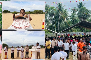 முள்ளிவாய்க்கால் நினைவுத்தூபியில் முதல் பிரசாரத்தை ஆரம்பித்த தமிழ் பொது வேட்பாளார்