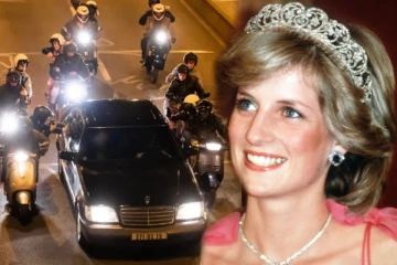 இளவரசி டயானாவின் மரண காட்சியை படமாக்கிய நெட்ஃபிக்ஸ் வலைத்தொடர்! வைரலாகும் புகைப்படங்கள்