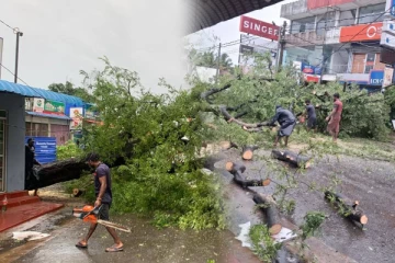 முல்லைத்தீவு நகரில் போக்குவரத்து பாதிப்பு