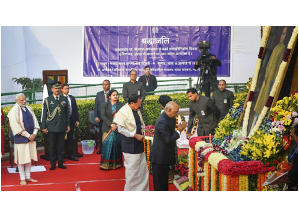 இன்று அம்பேத்கர் நினைவு நாள் - குடியரசுத் தலைவர், பிரதமர் மோடி மலர் தூவி மரியாதை - தமிழ்நாடு