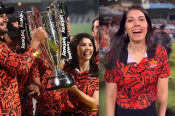 நாம ஜெயிச்சிட்டோம் மாறா..! கோப்பையுடன் கொண்டாட்டத்தில் காவ்யா மாறன்..!