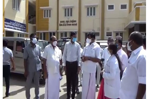 கொரோனா தடுப்பு பணிகளை ஆய்வு செய்தார் அமைச்சர் சுவாமிநாதன் | Minister Swaminathan Inspect Corona Relief Measure கொரோனா தடுப்பு பணிகளை ஆய்வு செய்தார் அமைச்சர் சுவாமிநாதன் | Minister Swaminathan Inspect Corona Relief Measure