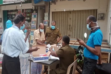 சந்தை வீதி தற்காலிக முடக்கப்பட்டு பி.சி.ஆர் பரிசோதனை முன்னெடுப்பு