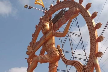 27 அடி உயரமான நடராஜரின் திருவுருவச்சிலை ஆனையிறவில் பிரதிஸ்டை!(Photo)