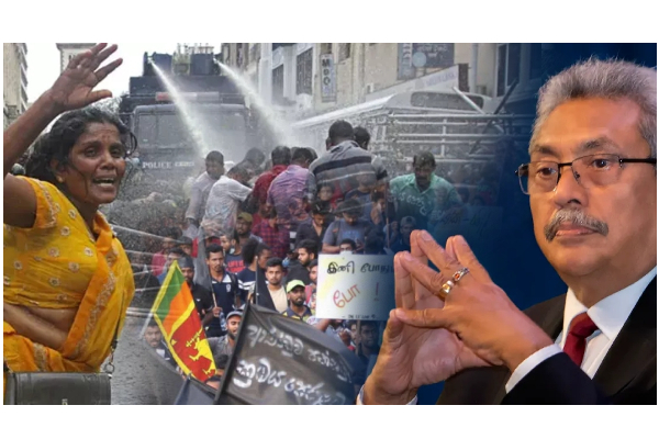 கோத்த பய ராஜபக்சே தப்பியோட்டம் - மாளிகையை முற்றுகையிட்டவர்கள் மீது கண்ணீர்ப் புகை வீச்சு - இலங்கையில் பரபரப்பு - தமிழ்நாடு