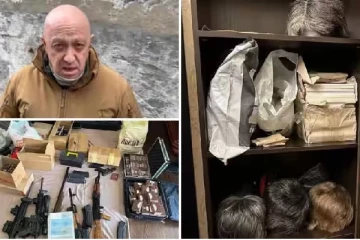 தங்கக்கட்டிகள் முதல் தலைமுடி விக்குகள் வரை: வாக்னர் தலைவர் பங்களாவில் கைப்பற்றப்பட்ட விசித்திரமான பொருட்கள்