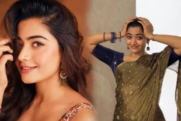 rashmika mandanna: ட்ரெண்டிங் சேலையில் ரசிகர்களை ஈர்க்கும் நடிகை ராஷ்மிகா