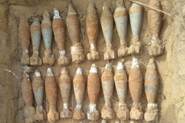கிளிநொச்சியில் வெடிக்காத நிலையில் மீட்கப்பட்ட குண்டுகள் | Unexploded Bombs Recovered In Kilinochchi