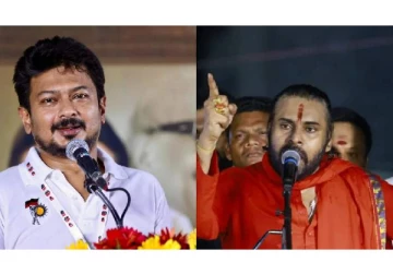 சனாதனம் பற்றி மூச்சு முட்ட பேசிய பவன்கல்யாண் - ஒரே வாத்தையில் கூலாக பதில் சொன்ன உதயநிதி!