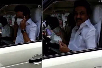 “சார் மாஸ்க் எடுங்க எப்போ சார் பாக்குறது” - புன்னகையுடன் மாஸ்க்கை கலட்டிய முதலமைச்சர் மு.க.ஸ்டாலின்!