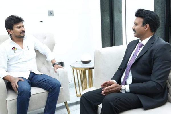 உதயநிதி ஸ்டாலினைச் சந்தித்த செந்தில் தொண்டமான் | Senthil Thondaman Met Udayanidhi Stalin