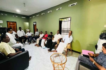 யாழில் இடம்பெற்ற தமிழ்த் தேசியப் பொதுக் கட்டமைப்பின் விசேட கூட்டம்