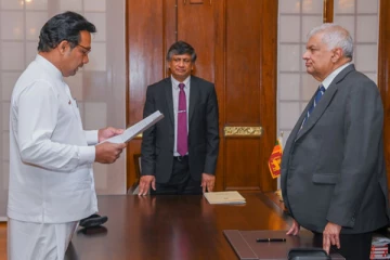 இராஜாங்க அமைச்சராக சதாசிவம் வியாழேந்திரன் நியமனம்