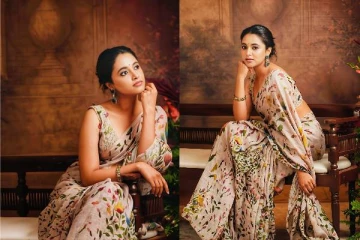 சேலையில் என்ன அழகு.. நடிகை பிரியங்கா மோகன் கண்கவரும் லேட்டஸ்ட் ஸ்டில்கள்