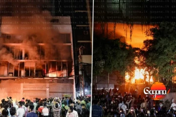 යළි ඇවිලෙන බංග්ලාදේශය - රට පුරා ප්‍රචණ්ඩ විරෝධතා සමඟ ගොඩනැගිලි රැසකට ගිනි තියයි