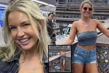 ஆணும் பெண்ணும் சமமே - மேலாடையின்றி போராட்டம் செய்யும் இளம் பெண்!!