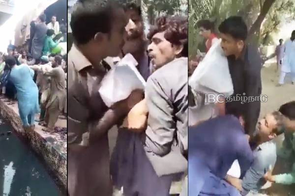 பாகிஸ்தானில் தொடரும் உணவு பஞ்சம் - கோதுமை மாவுக்காக சண்டையிடும் மக்கள் | Food Famine People Fighting For Wheat Flour