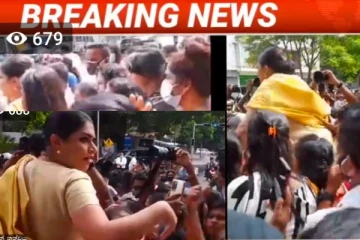 හිරුණිකා ඇතුලු පිරිසක් අගමැති නිවස වටලයි..දැඩි උණුසුම් තත්ත්වයක්.(VIDEO)