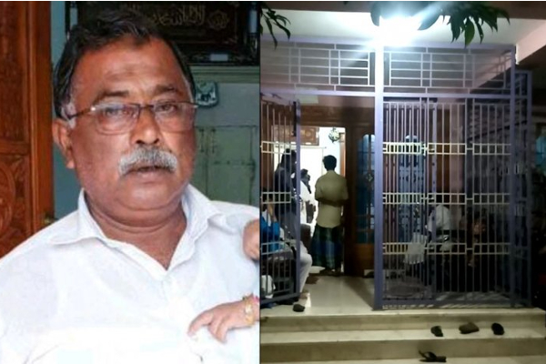 தொழிலதிபரின் கழுத்தை அறுத்து படுகொலை : மனைவியிடம் கத்திமுனையில் 100 சவரன் கொள்ளை - புதுக்கோட்டையில் பயங்கரம் - தமிழ்நாடு