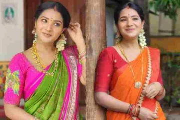 தனது கணவருடன் எடுத்த போட்டோவை வெளியிட்ட பாண்டியன் ஸ்டோர்ஸ் சீரியல் நடிகை சரண்யா..கியூட் போட்டோ