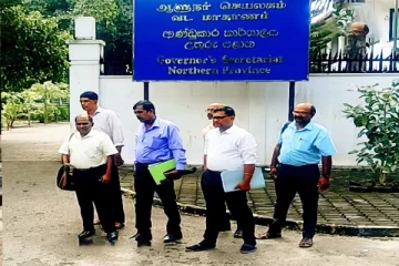 வடமாகாண ஆளுநருடன் ஆசிரியர் சங்க உறுப்பினர்கள் சந்திப்பில்