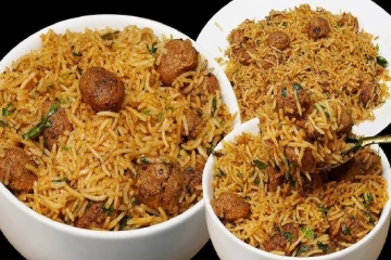 சிக்கன் பிரியாணிக்கே டஃப் கொடுக்கும் ஆம்பூர் ஸ்டைல் சோயா பிரியாணி! பண்ணலாமா?