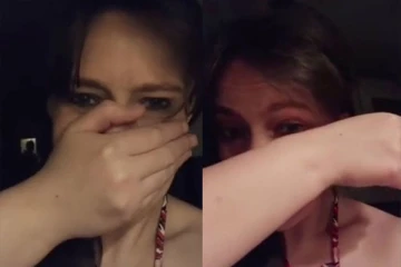 இரவில் தனியாக அமர்ந்து டிக் டாக் வீடியோ பதிவு செய்துகொண்டிருந்த பெண்: வீடியோவில் கண்ட திடுக்கிடவைத்த காட்சி