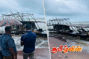 கிழக்கில் ஆட்கள் இன்றி கரை ஒதுங்கிய படகுகள்