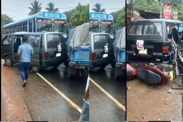 ஏழு வாகனங்கள் மோதி கோர விபத்து; பெண் உயிரிழப்பு...10 பேர் வைத்தியசாலையில்