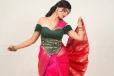 இதுலாம் சேலையா? வித்தியாசமான லுக்கில் கலக்கும் எருமை சானி ஹரிஜா..