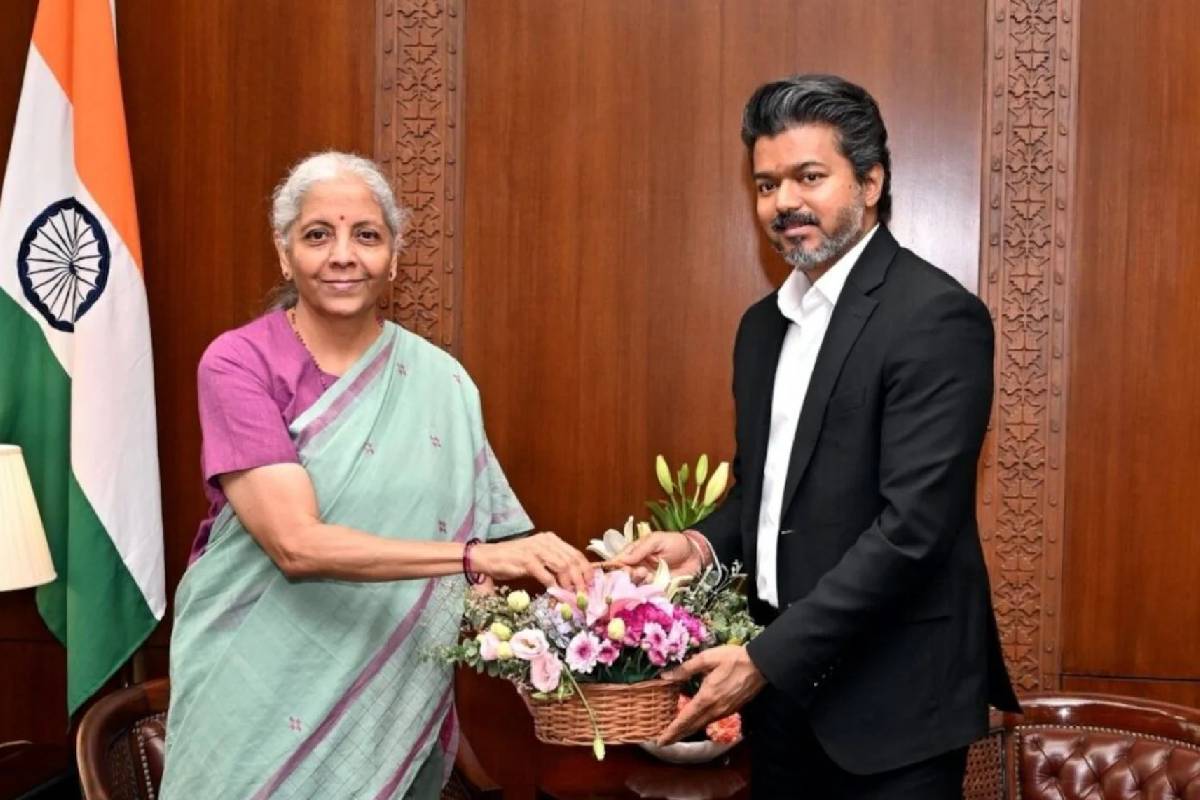 நிதியமைச்சரிடம் முதல்வர் விஜய் வைத்த முக்கிய கோரிக்கைகள்! | Cm Vijay Meet Nirmala Sitharaman நிதியமைச்சரிடம் முதல்வர் விஜய் வைத்த முக்கிய கோரிக்கைகள்! | Cm Vijay Meet Nirmala Sitharaman