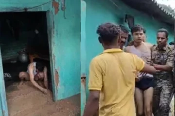 தாயை வெட்டிக் கொன்றுவிட்டு பாட்டு பாடிக்கொண்டு அமர்ந்திருந்த மகன்