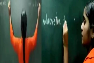 சிறுமியின் மிரட்டலான சாகசம்! வியக்க வைக்கும் வீடியோ பதிவு..