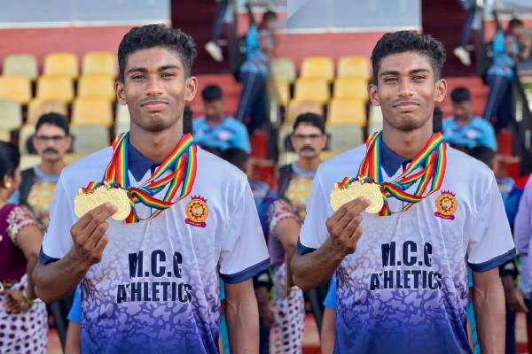 தேசிய மட்ட மெய்வல்லுனர் போட்டி ; தங்க பதக்கம் வென்ற மாணவன் | National Level Athletics Student Wins Gold Medal