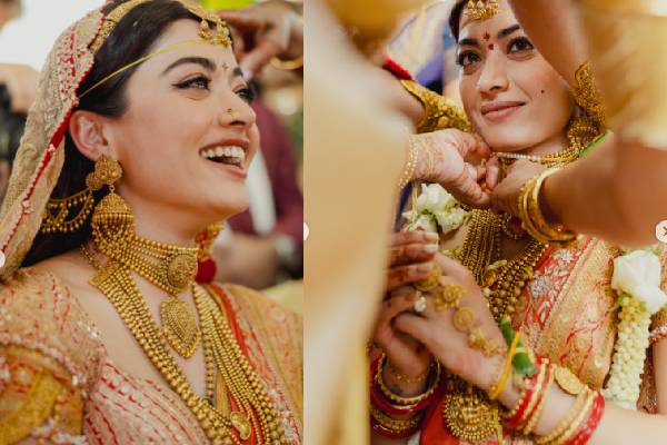 3 kg எடை 10 மாத வேலைப்பாடு... திருமணத்தில் ராஷ்மிகா அணிந்திருந்த நகை இத்தனை கோடியா? | Ashmika Mandanna Wedding Jewellery Cost Goes Viral 3 kg எடை 10 மாத வேலைப்பாடு... திருமணத்தில் ராஷ்மிகா அணிந்திருந்த நகை இத்தனை கோடியா? | Ashmika Mandanna Wedding Jewellery Cost Goes Viral