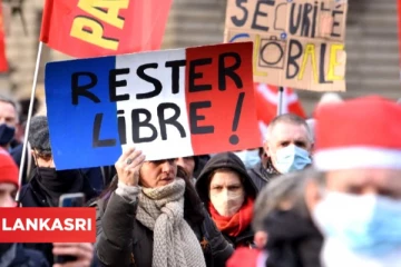 பிரான்ஸில் ஆயிரக்கணக்கான மக்கள் தெருக்களில் இறங்கி போராட்டம்! புதிய பாதுகாப்பு சட்டத்துக்கு வலுக்கும் எதிர்ப்பு