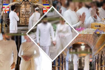 திருமண புகைப்படத்தினால் சர்ச்சையில் சிக்கிய புதுமண தம்பதிகள்: வெளியான தகவல்