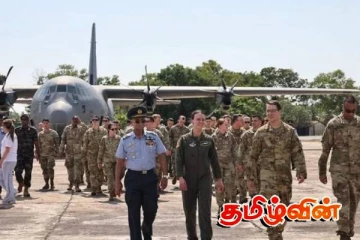 பலரை மிரள வைத்து கட்டுநாயக்கவில் தரையிறங்கிய globemaster-17
