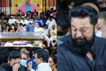 "அய்யோ...நண்பா” - புனீத் ராஜ்குமார் உடலை பார்த்து கதறி அழுத சரத்குமார்