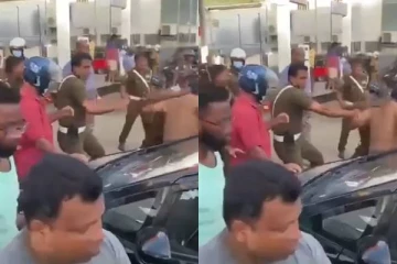 ரணகளமாகும் எரிபொருள் நிரப்பு நிலையத்தில் பொலிசாரின் அதிரடி!