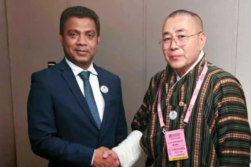 වෛද්‍ය නලින්ද ජයතිස්ස සහ භූතාන සෞඛ්‍ය අමාත්‍යවරයා අතර හමුවක්