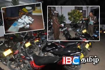 போக்குவரத்து சட்ட விதிகளை மீறியவர்களுக்கு கல்முனை தலைமையக காவல்துறை செய்த சம்பவம்