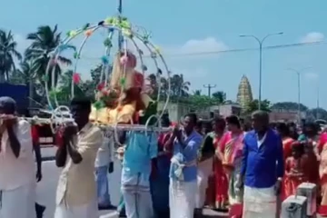 கிளிநொச்சியில் பலரையும் வியக்க வைத்த பூப்புனித நீராட்டு விழா